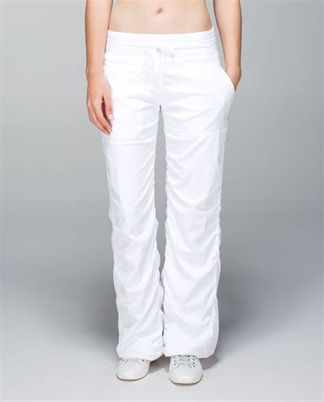 lululemon white pants|lulu pants with white baground.